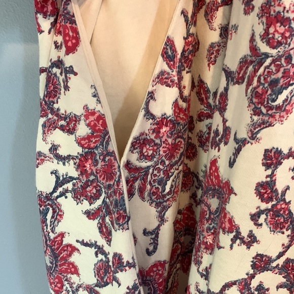 Chaps Floral Dress Size XXL NWT Full Skirt Thin Neck Straps Ties in Back - Picture 9 of 9